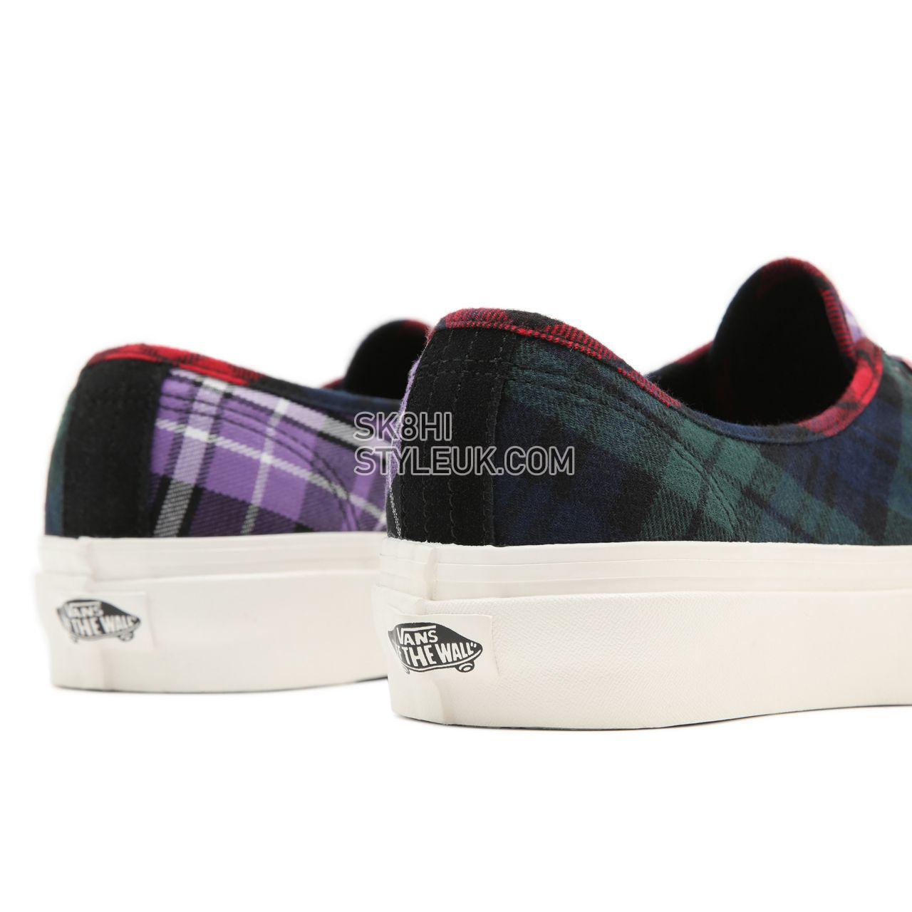 Vans Anaheim Factory Authentic 44 DX Black Classic Mens Womens - (Anaheim Factory) Plaid Mix/Black VN0A5KX48EL Shoes