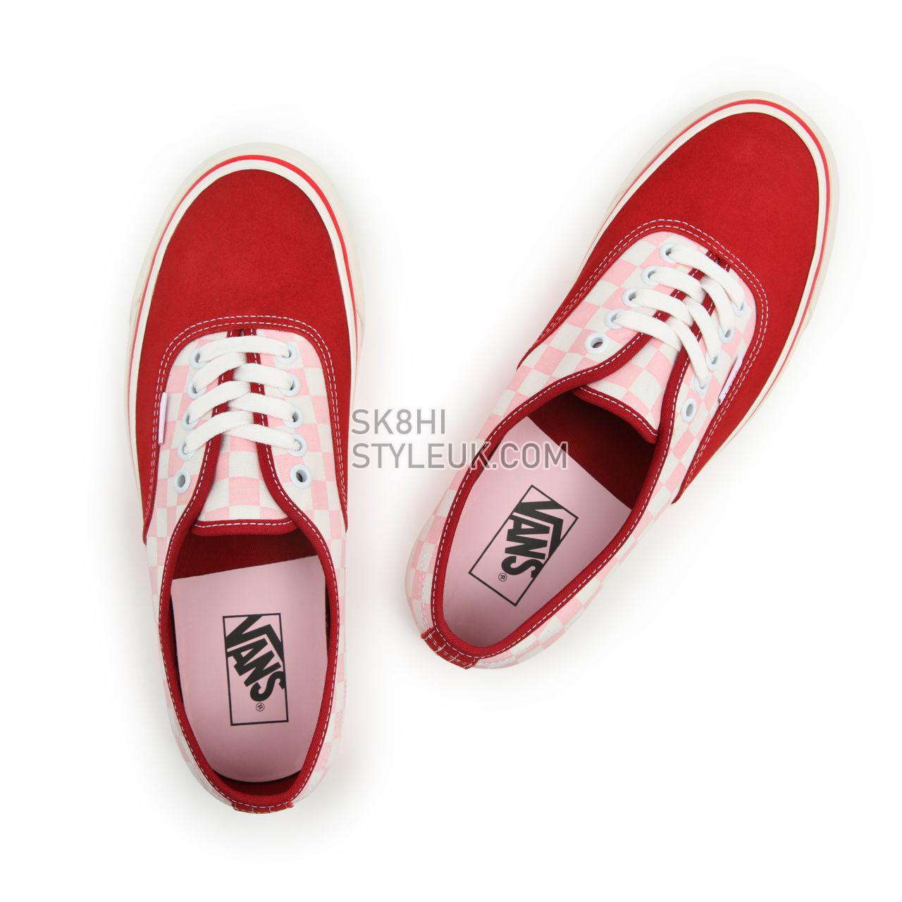 Vans Anaheim Factory Authentic 44 DX Red Classic Mens Womens - (Anaheim Factory) Freestyle/Chili Pepper VN0A5KX48EK Shoes