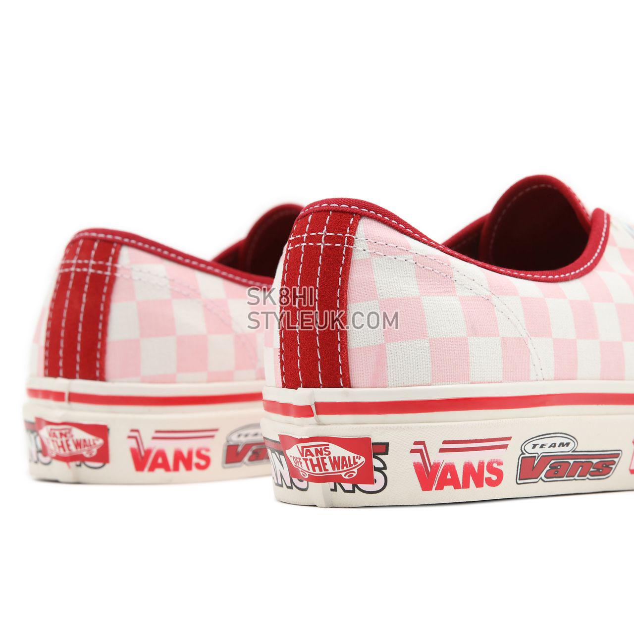 Vans Anaheim Factory Authentic 44 DX Red Classic Mens Womens - (Anaheim Factory) Freestyle/Chili Pepper VN0A5KX48EK Shoes