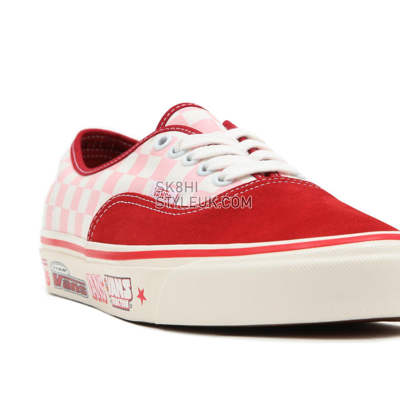 Vans Anaheim Factory Authentic 44 DX Red Classic Mens Womens - (Anaheim Factory) Freestyle/Chili Pepper VN0A5KX48EK Shoes