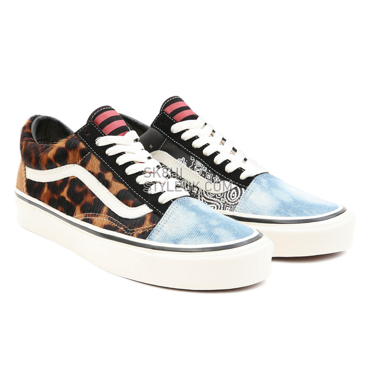 Vans Grunge Old Skool 36 DX Multicolour Classic Mens Womens - (Grunge) black/marshmallow VN0A54F30FP Shoes