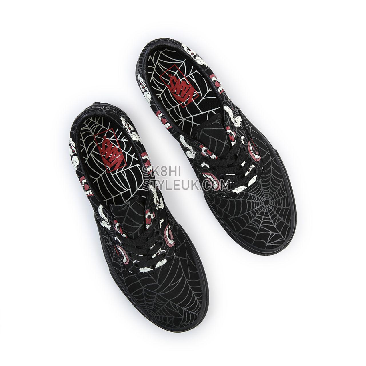 Vans Glow Frights Era Black Classic Mens Womens - (Glow Frights) Black/Black VN0A5KX58MG Shoes