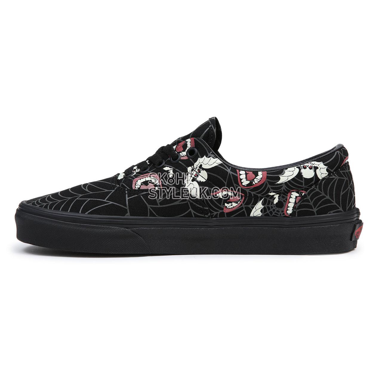 Vans Glow Frights Era Black Classic Mens Womens - (Glow Frights) Black/Black VN0A5KX58MG Shoes