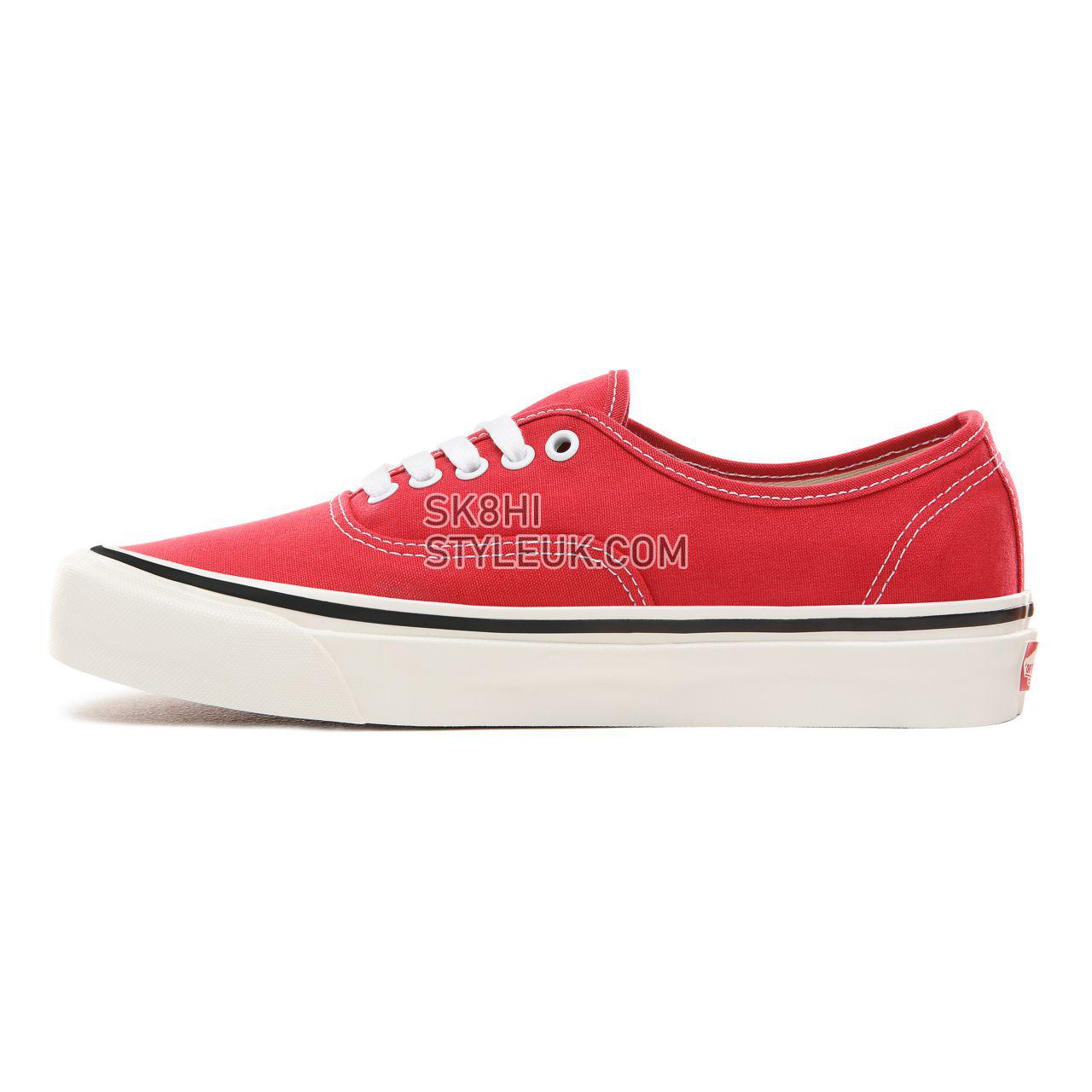 Vans Anaheim Factory Authentic 44 DX Red Classic Mens Womens - (Anaheim Factory) Racing Red VN0A38ENMR9 Shoes