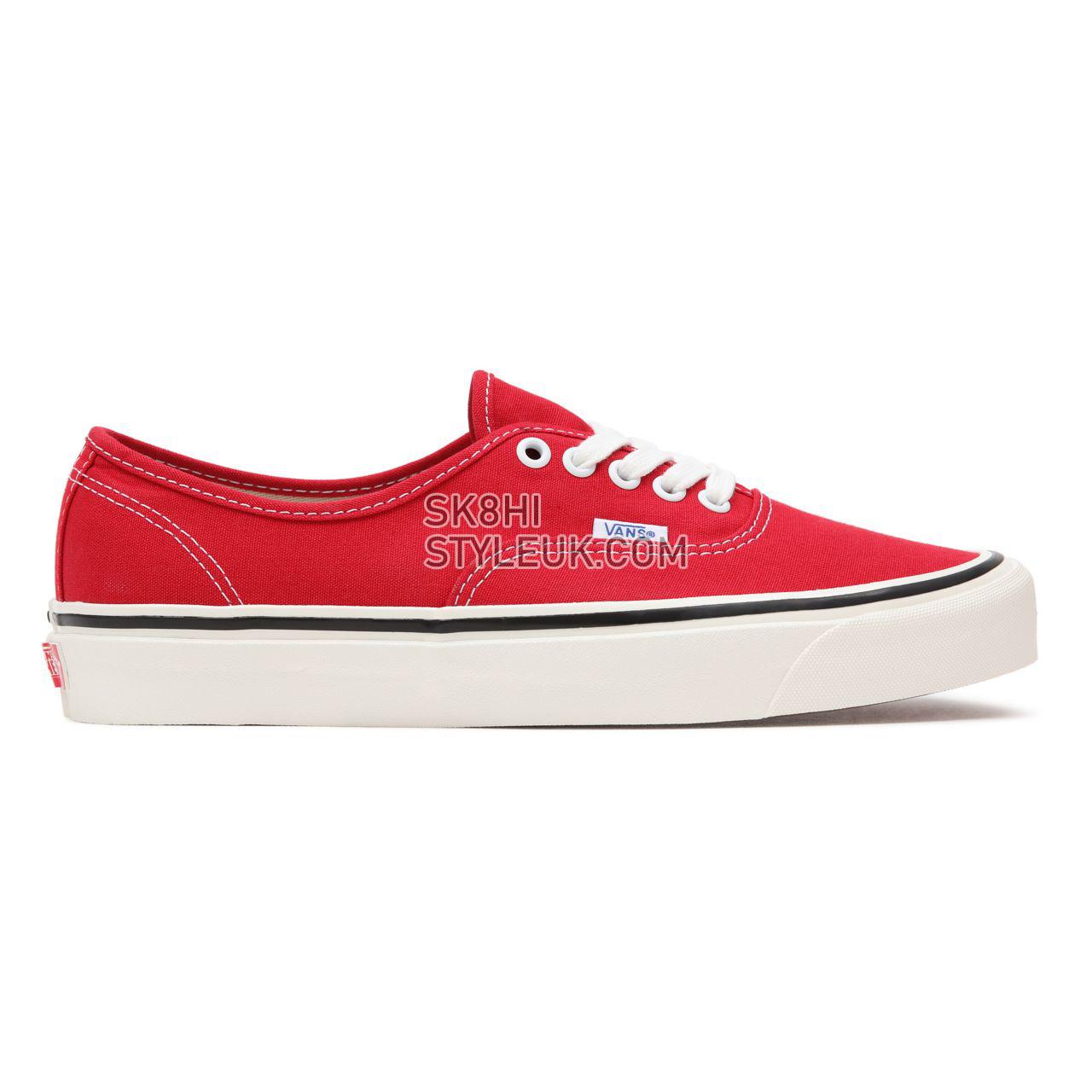 Vans Anaheim Factory Authentic 44 DX Red Classic Mens Womens - (Anaheim Factory) Racing Red VN0A38ENMR9 Shoes