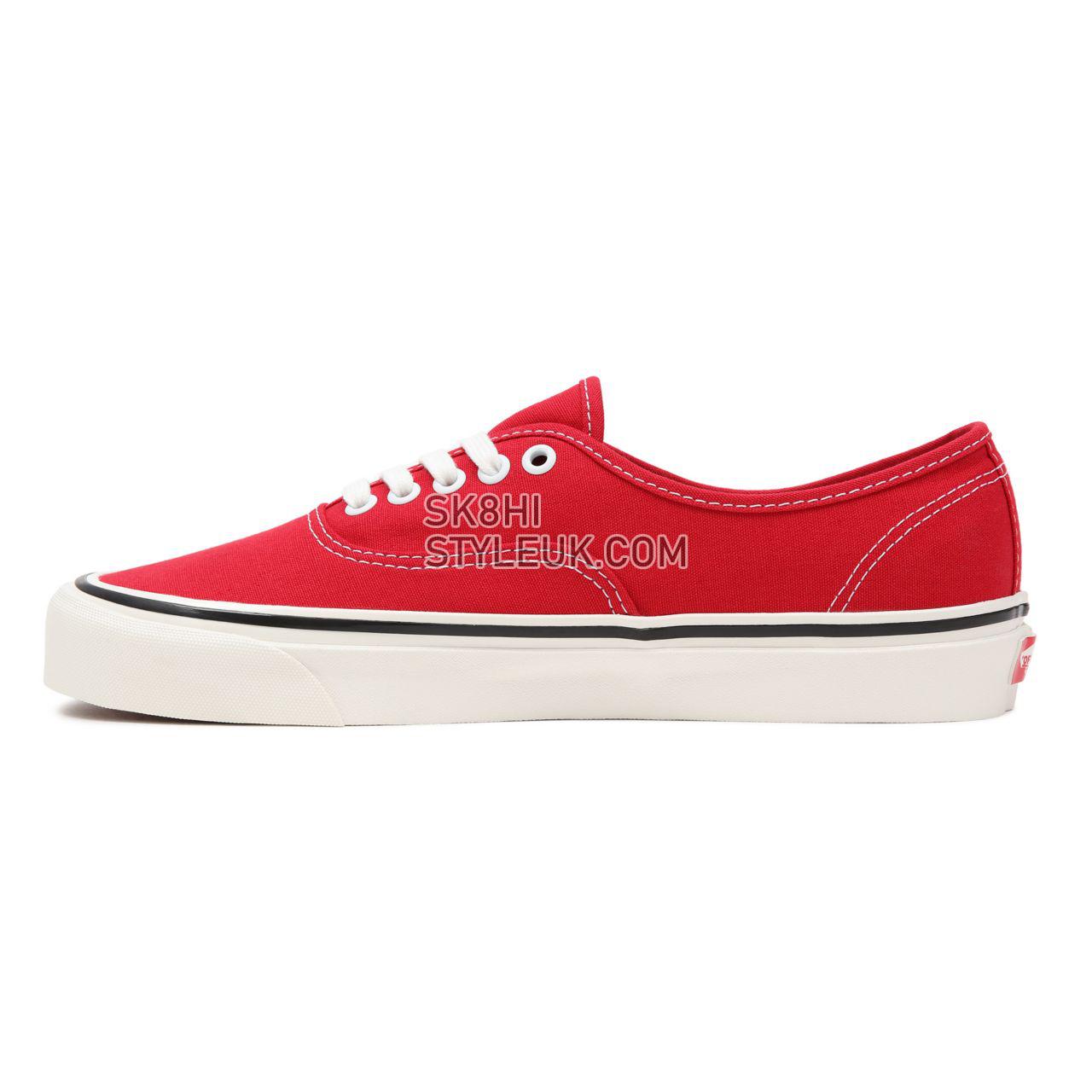 Vans Anaheim Factory Authentic 44 DX Red Classic Mens Womens - (Anaheim Factory) Racing Red VN0A38ENMR9 Shoes