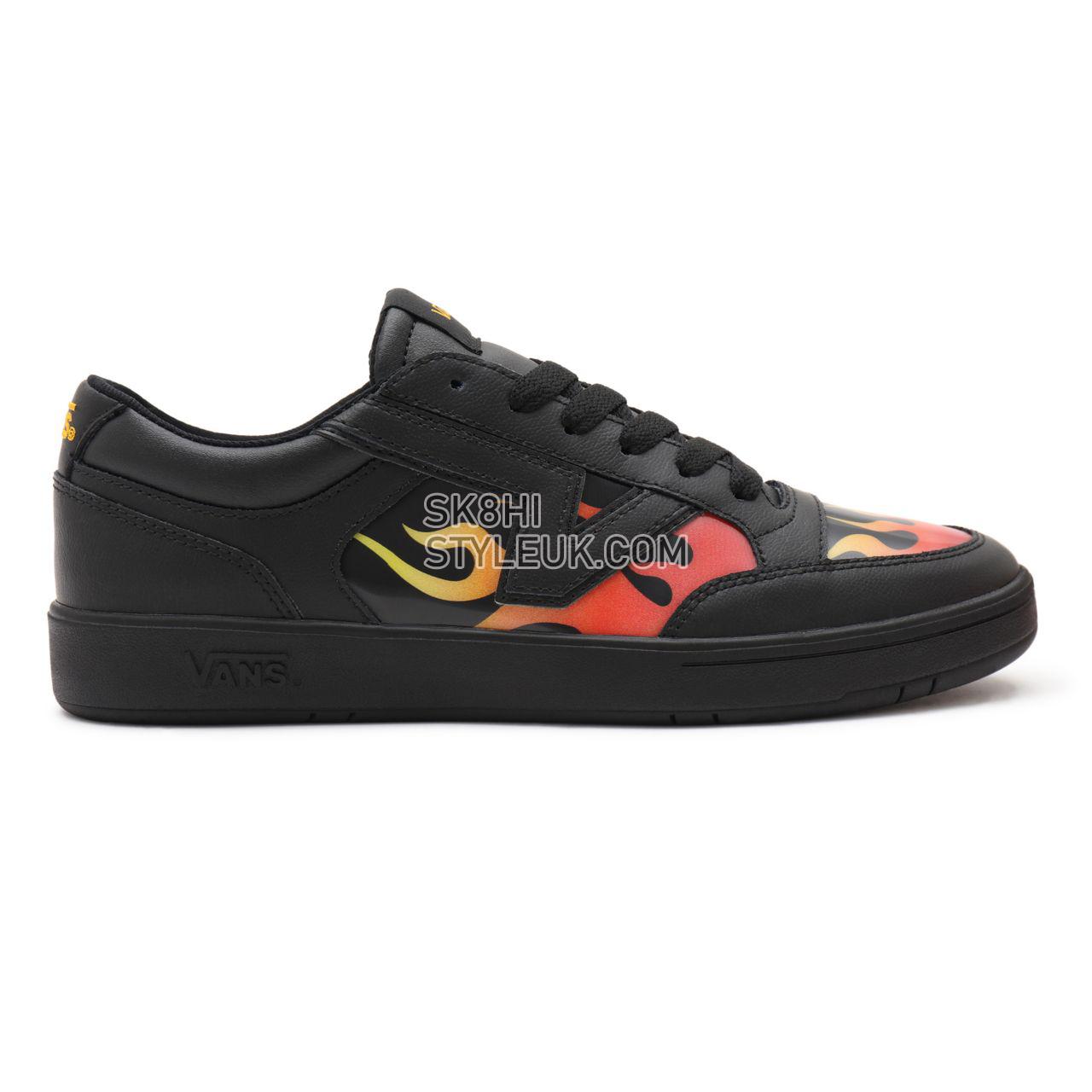 Vans Lenticular Lowland ComfyCush Black Classic Mens Womens - (Lenticular) black/persimmon orange VN0A4TZY9QP Shoes