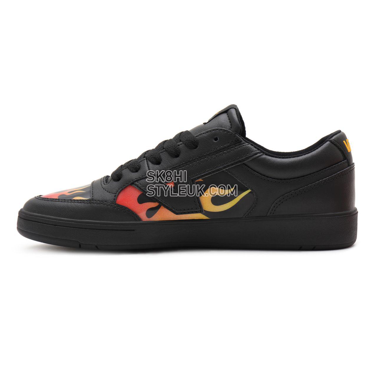 Vans Lenticular Lowland ComfyCush Black Classic Mens Womens - (Lenticular) black/persimmon orange VN0A4TZY9QP Shoes