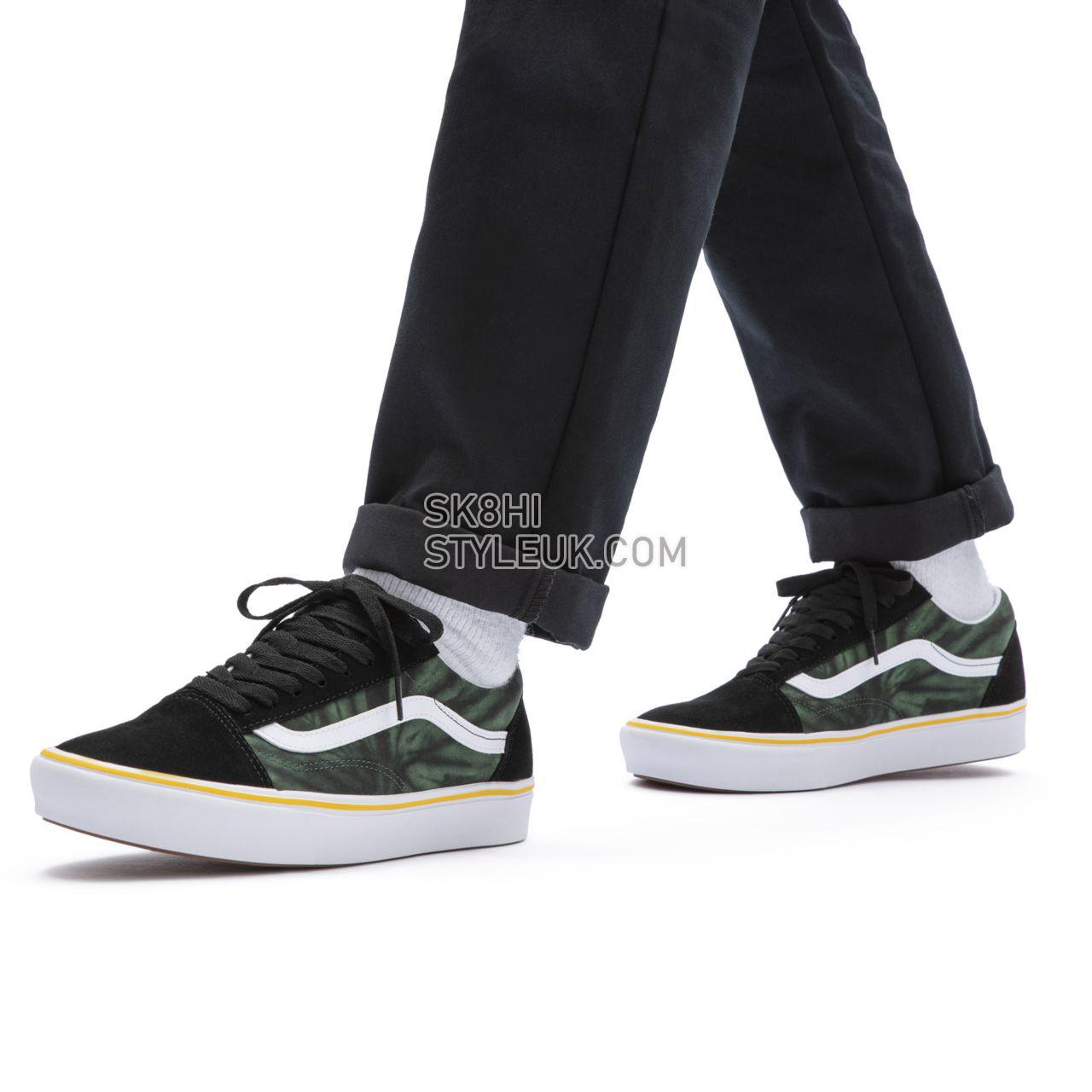 Vans Trip Outdoors ComfyCush Old Skool Black Classic Mens Womens - (Trip Outdoors) Black/Tie Dye VN0A5DYC8UH Shoes