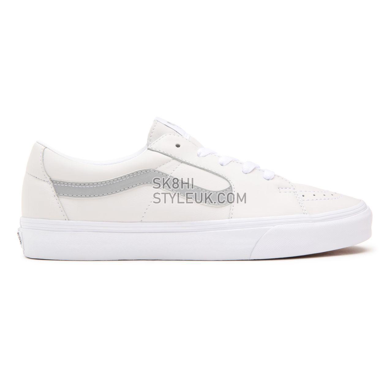 Vans Reflective Sk8-Low White Classic Mens Womens - (Reflective) true white/true white VN0A4UUKA0L Shoes