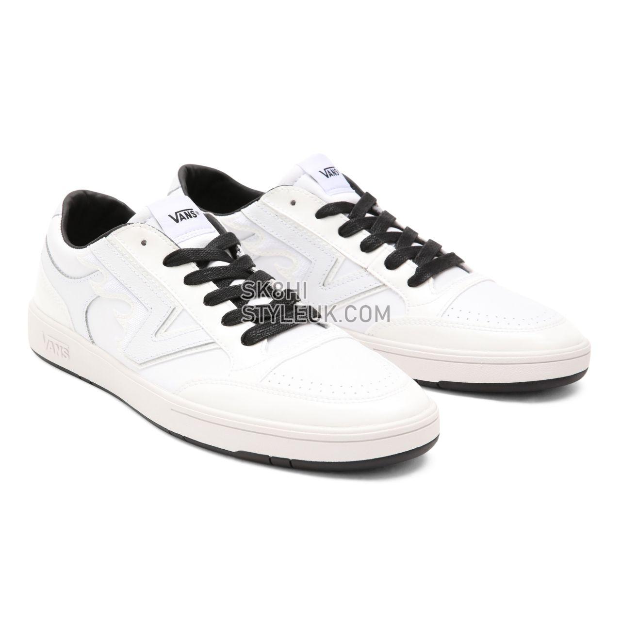 Vans Flamez Lowland Comfycush Ft White Classic Mens Womens - (Flamez) true white/black VN0A54MH9HK Shoes