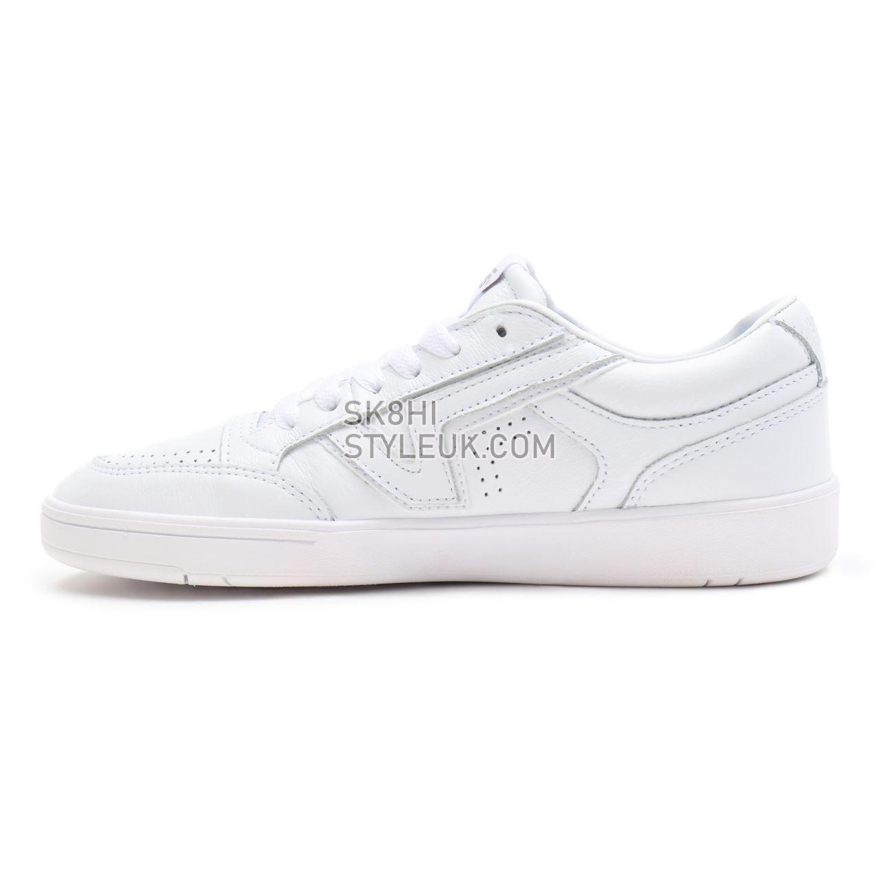 Vans Leather Lowland Comfycush White Classic Mens Womens - (Leather) True White/True White VN0A4TZYOER Shoes