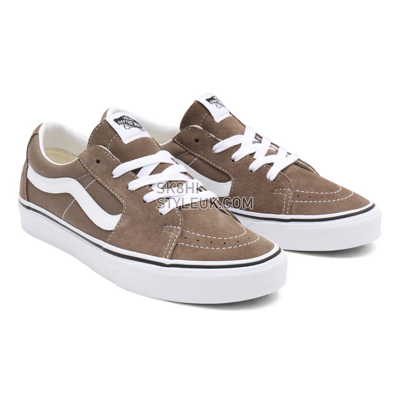 Vans Sk8-Low Brown Classic Mens Womens - walnut/true white VN0A4UUKA0N Shoes