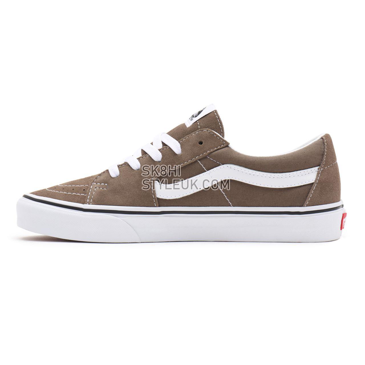 Vans Sk8-Low Brown Classic Mens Womens - walnut/true white VN0A4UUKA0N Shoes