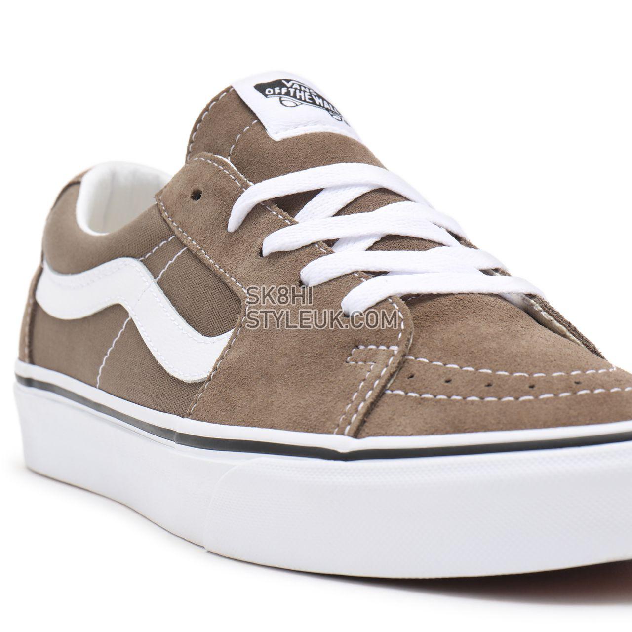 Vans Sk8-Low Brown Classic Mens Womens - walnut/true white VN0A4UUKA0N Shoes