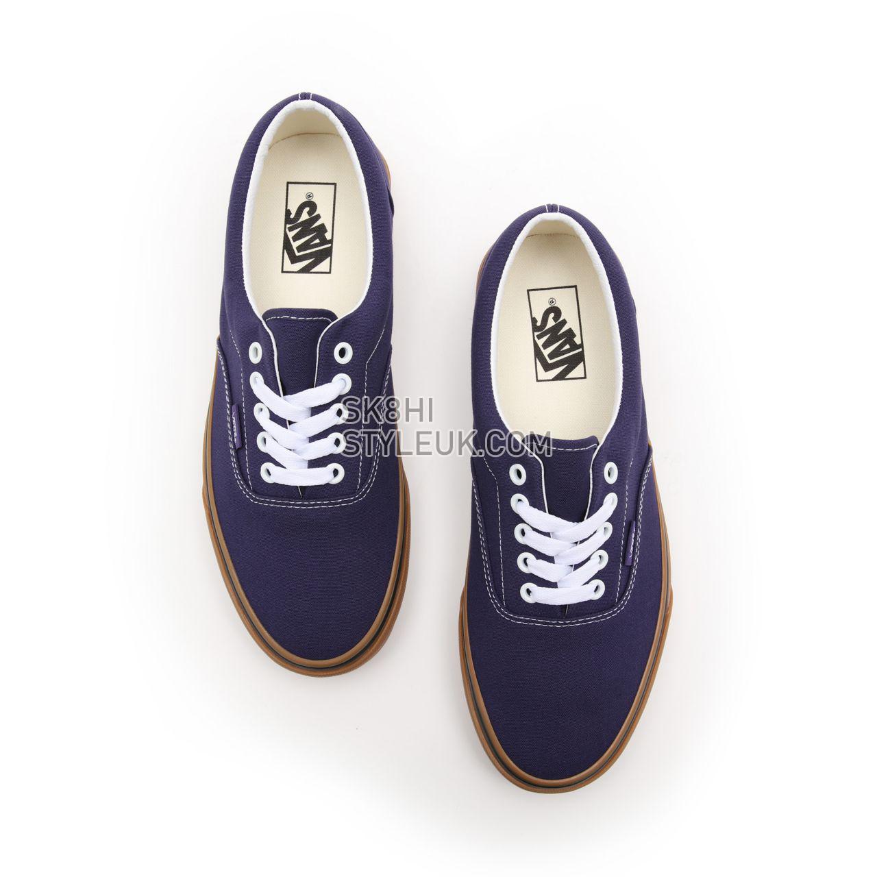 Vans Gum Era Purple Classic Mens Womens - (Gum) astral aura/true white VN0A54F19LZ Shoes