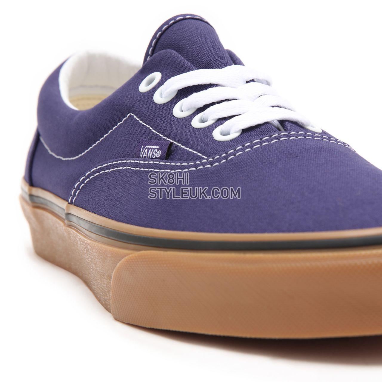 Vans Gum Era Purple Classic Mens Womens - (Gum) astral aura/true white VN0A54F19LZ Shoes