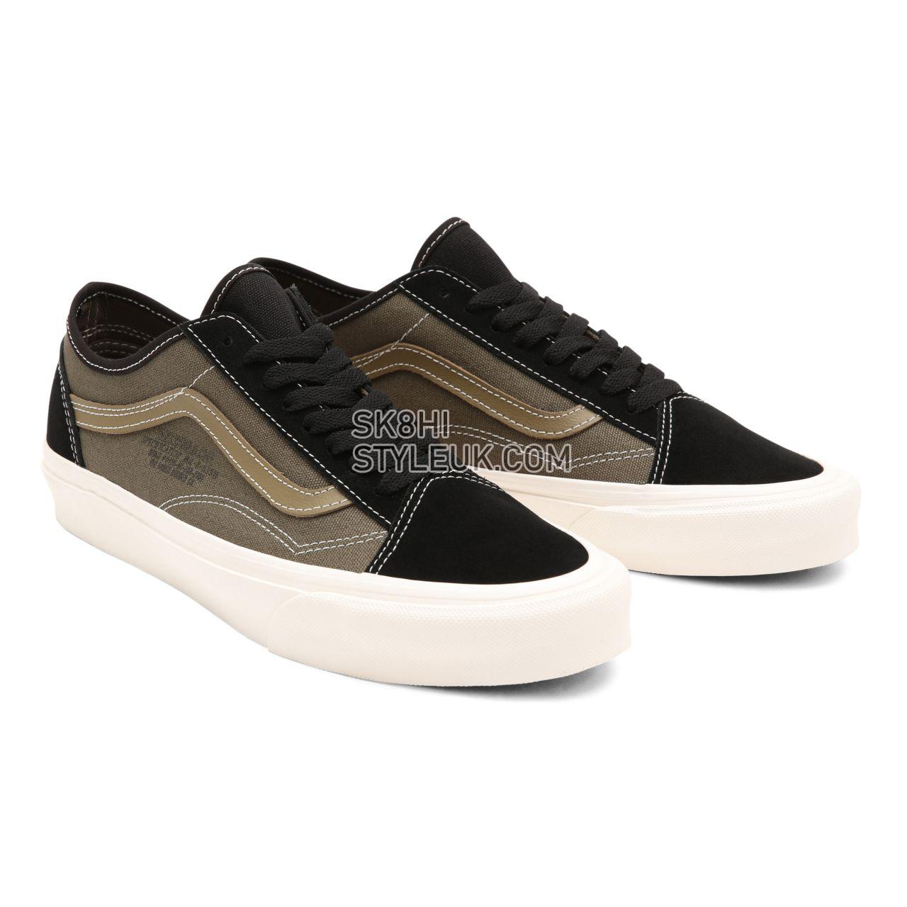 Vans World Code Old Skool Tapered Black Classic Mens Womens - (Vans World Code) black/grape leaf VN0A54F49YD Shoes