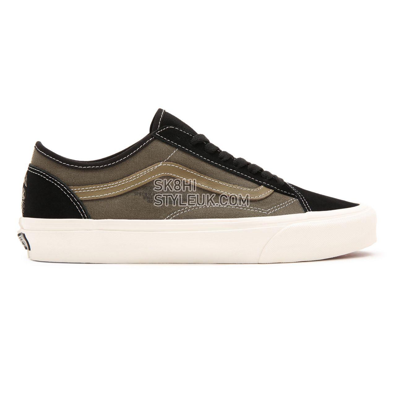 Vans World Code Old Skool Tapered Black Classic Mens Womens - (Vans World Code) black/grape leaf VN0A54F49YD Shoes