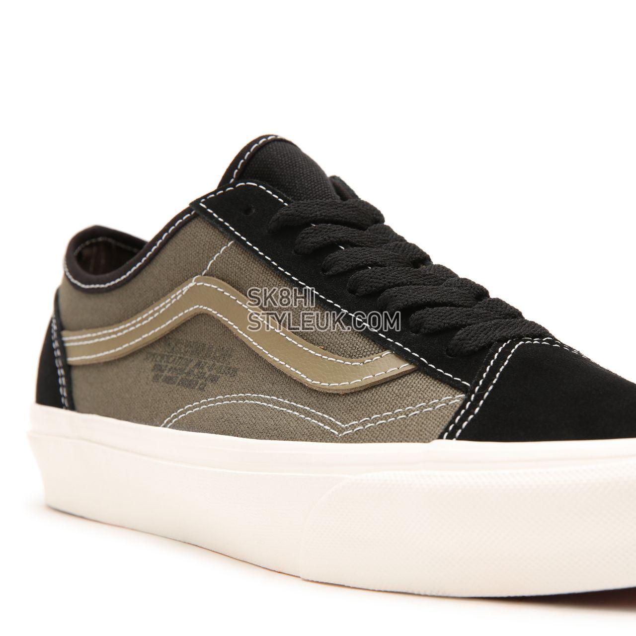 Vans World Code Old Skool Tapered Black Classic Mens Womens - (Vans World Code) black/grape leaf VN0A54F49YD Shoes