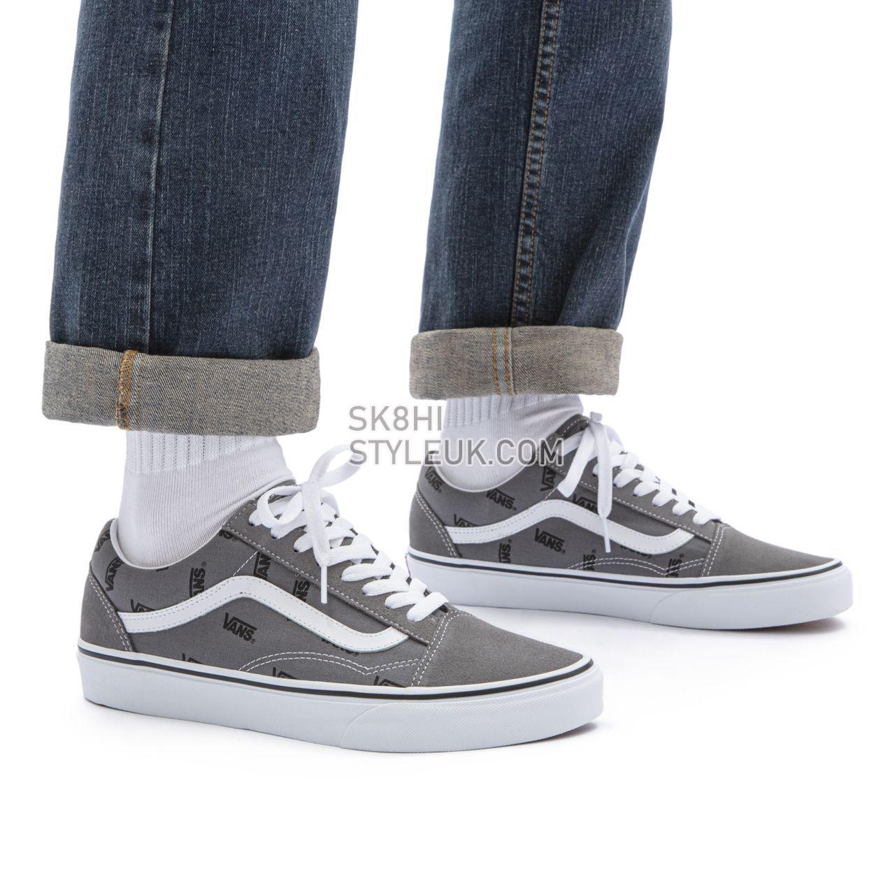 Vans Old Skool Grey Classic Mens Womens - (Vans) Pewter/Black VN0A5JMI90M Shoes