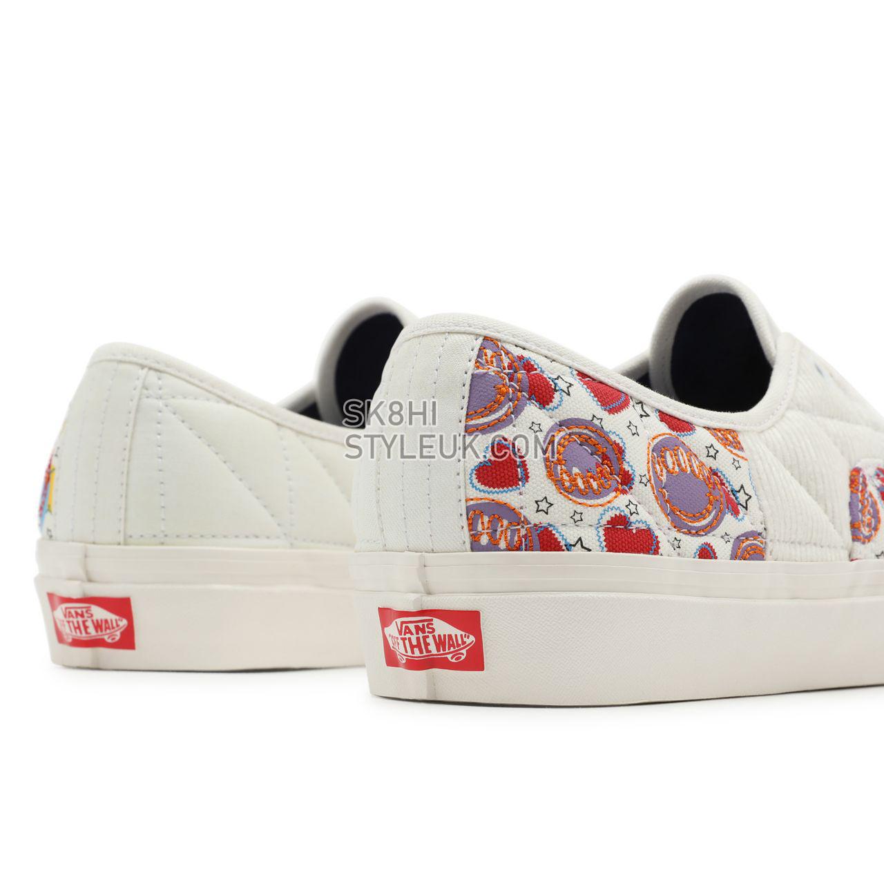 Vans Anaheim Factory Authentic 44 DX Multicolour Classic Mens Womens - (Anaheim Factory) Positivity Patchwork/Blanc De Blanc VN0