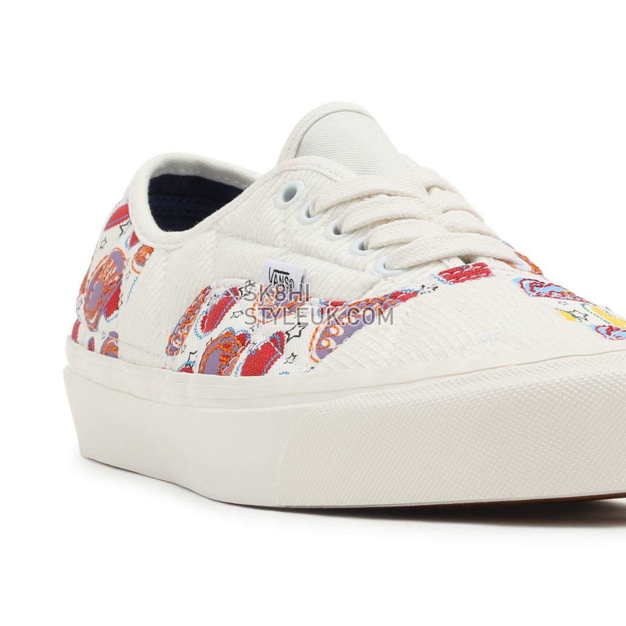 Vans Anaheim Factory Authentic 44 DX Multicolour Classic Mens Womens - (Anaheim Factory) Positivity Patchwork/Blanc De Blanc VN0