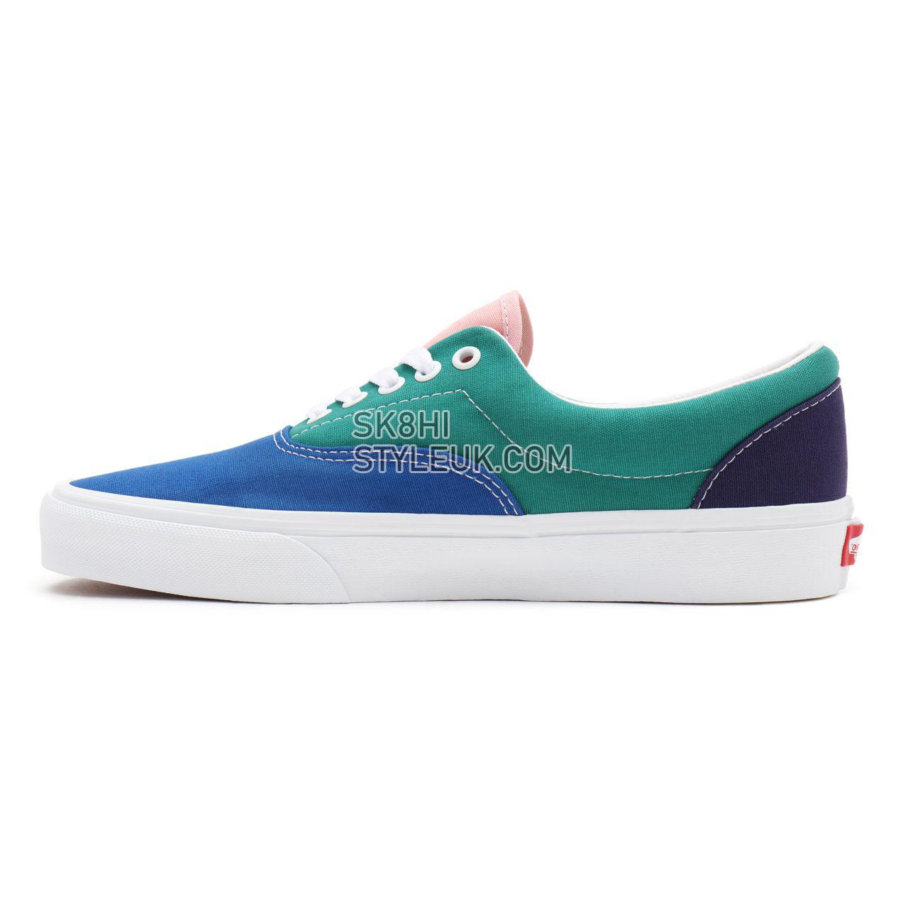 Vans Retro Court Era Blue Classic Mens Womens - (Retro Court) multi/true white VN0A54F19EJ Shoes