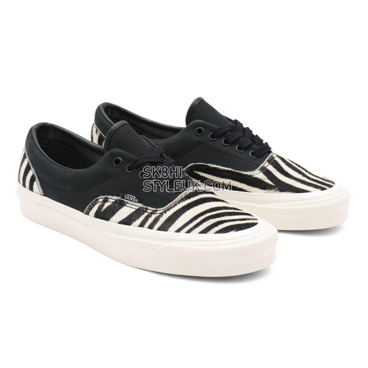 Vans Anaheim Factory Era 95 DX Black Classic Mens Womens - (Anaheim Factory) Black/Zebra VN0A2RR14ZD Shoes