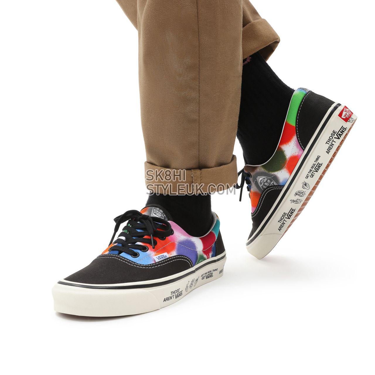 Vans Anaheim Factory Era 95 DX Multicolour Classic Mens Womens - (Anaheim Factory) spray spots/black VN0A2RR19MJ Shoes