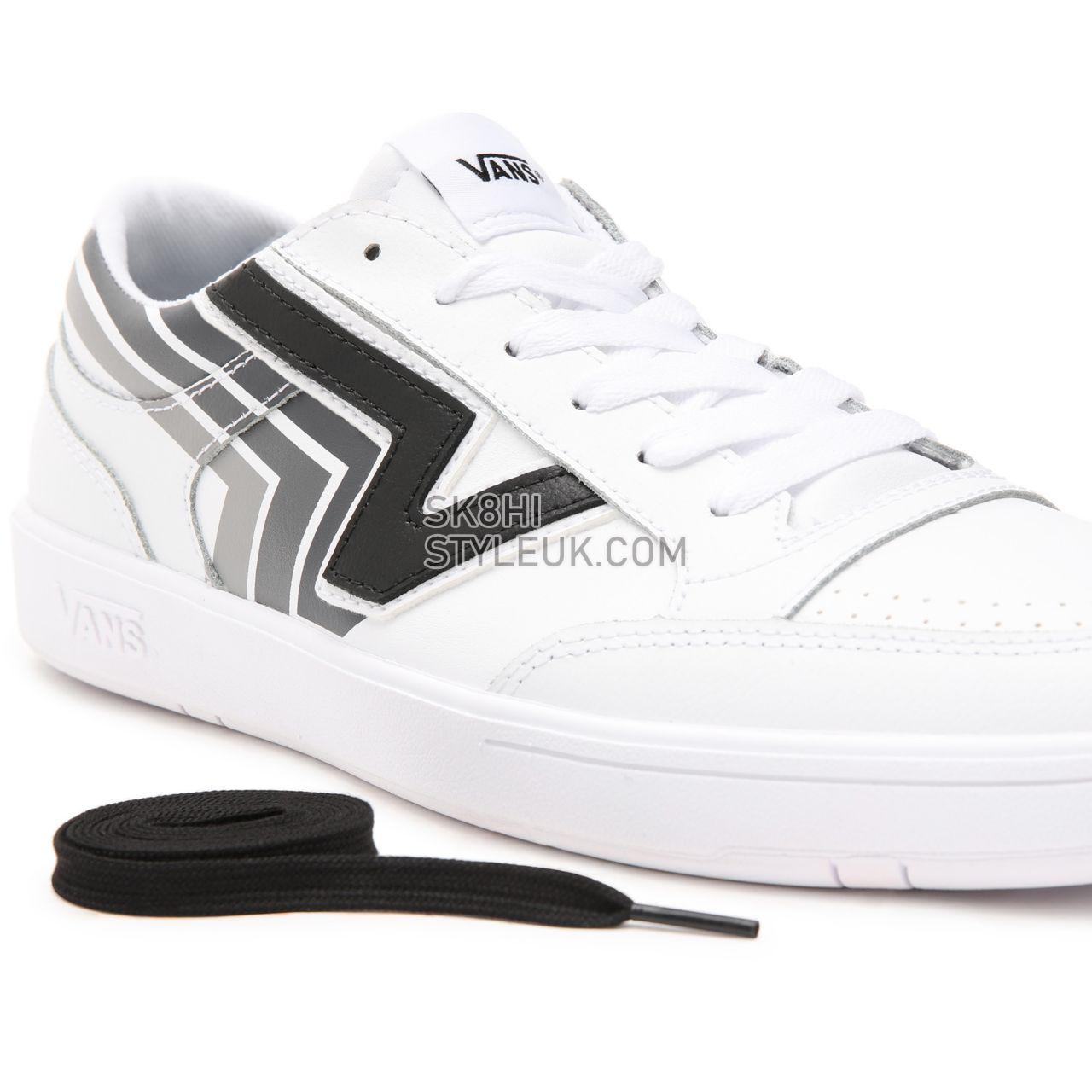 Vans Fader Lowland ComfyCush White Classic Mens Womens - (Fader) true white/black VN0A4TZY9P9 Shoes