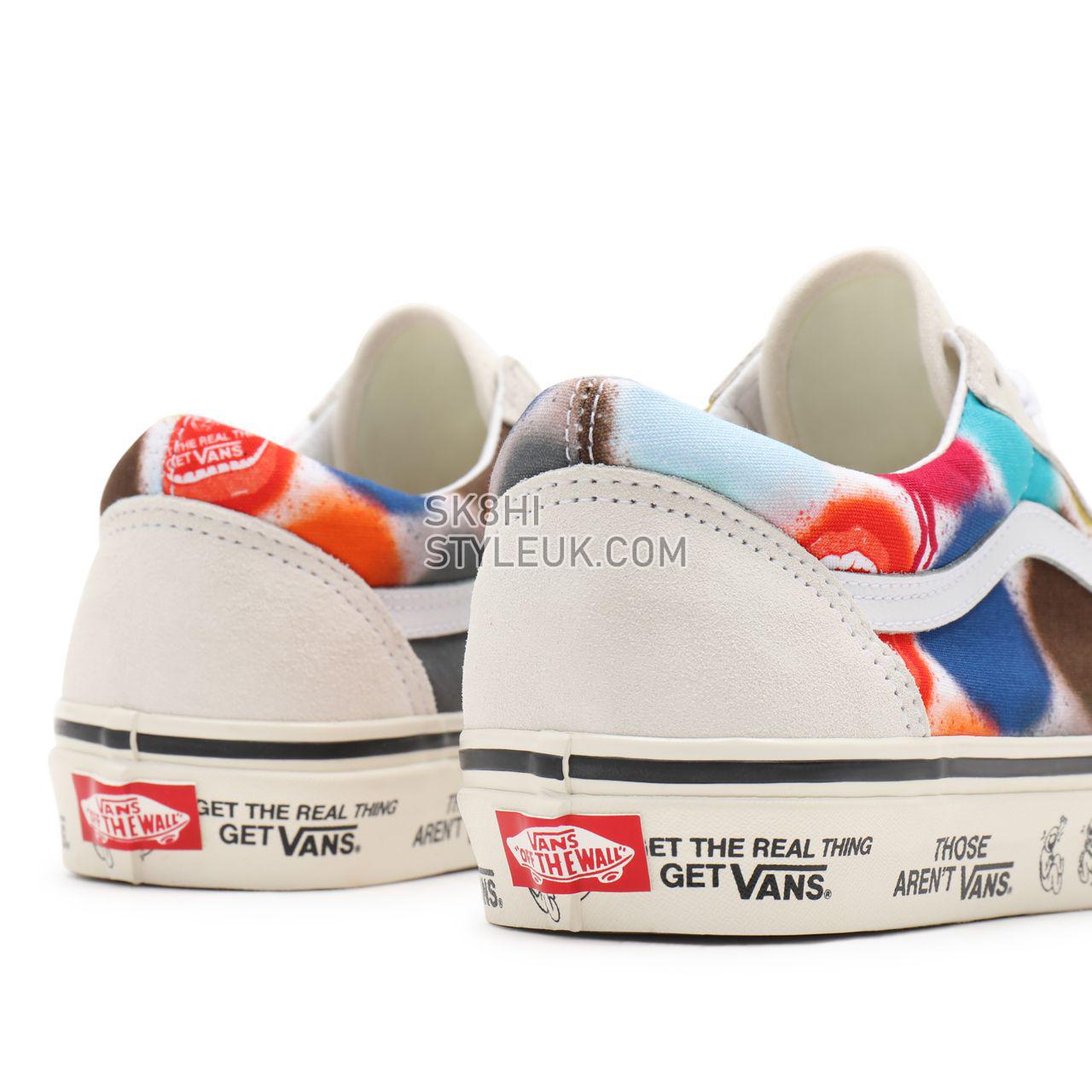 Vans Anahiem Factory Old Skool 36 DX Multicolour Classic Mens Womens - (Anaheim Factory) spray spots/marshmallow VN0A54F39XQ Sho