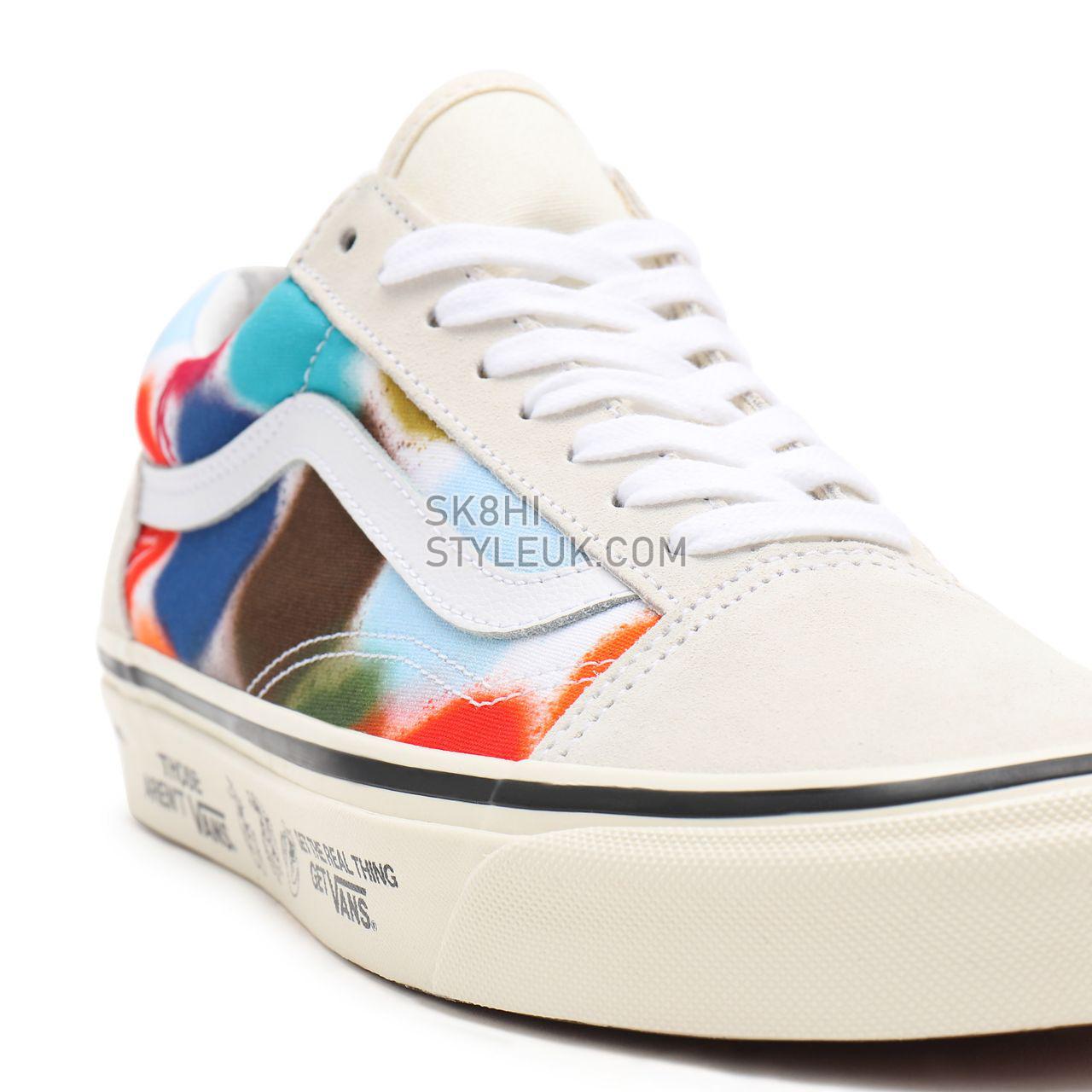 Vans Anahiem Factory Old Skool 36 DX Multicolour Classic Mens Womens - (Anaheim Factory) spray spots/marshmallow VN0A54F39XQ Sho