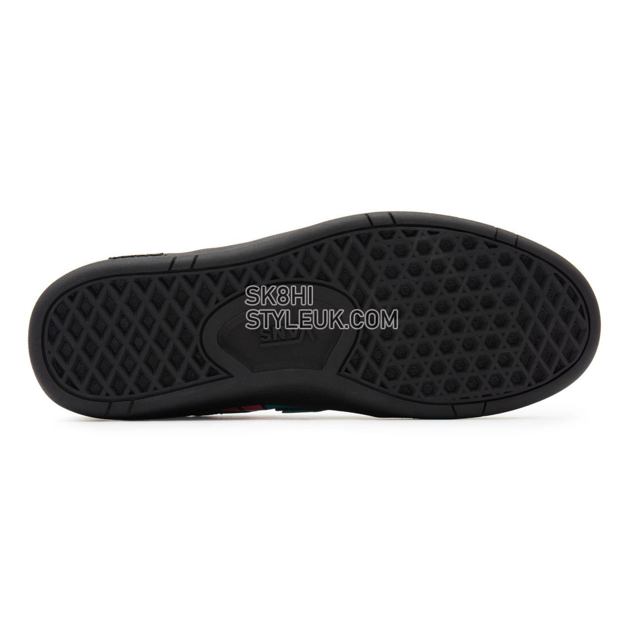 Vans Fader Lowland ComfyCush Black Classic Mens Womens - (Fader) black/multi VN0A4TZY9OL Shoes