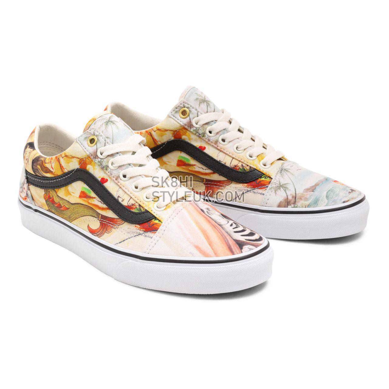 Vans OTW Gallery N. Kostechko Old Skool Multicolour Classic Mens Womens - (OTW Gallery N. Kostechko) allover repeat VN0A38G19FX 