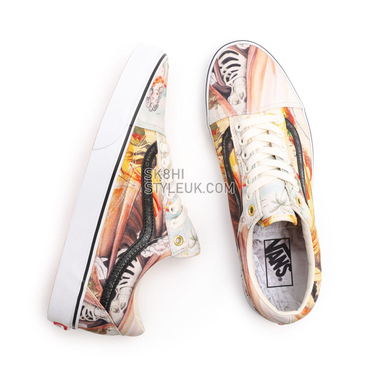 Vans OTW Gallery N. Kostechko Old Skool Multicolour Classic Mens Womens - (OTW Gallery N. Kostechko) allover repeat VN0A38G19FX 