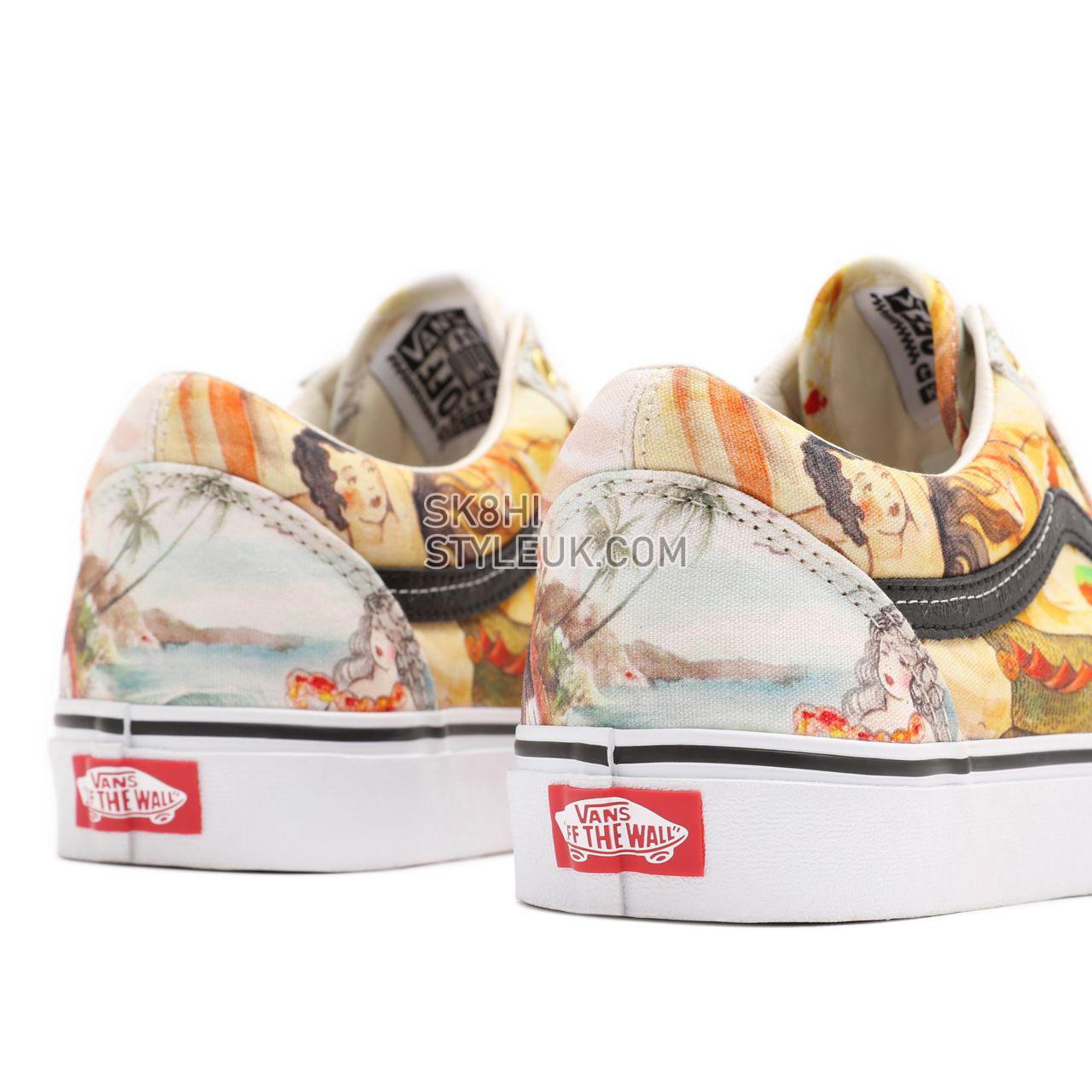 Vans OTW Gallery N. Kostechko Old Skool Multicolour Classic Mens Womens - (OTW Gallery N. Kostechko) allover repeat VN0A38G19FX 