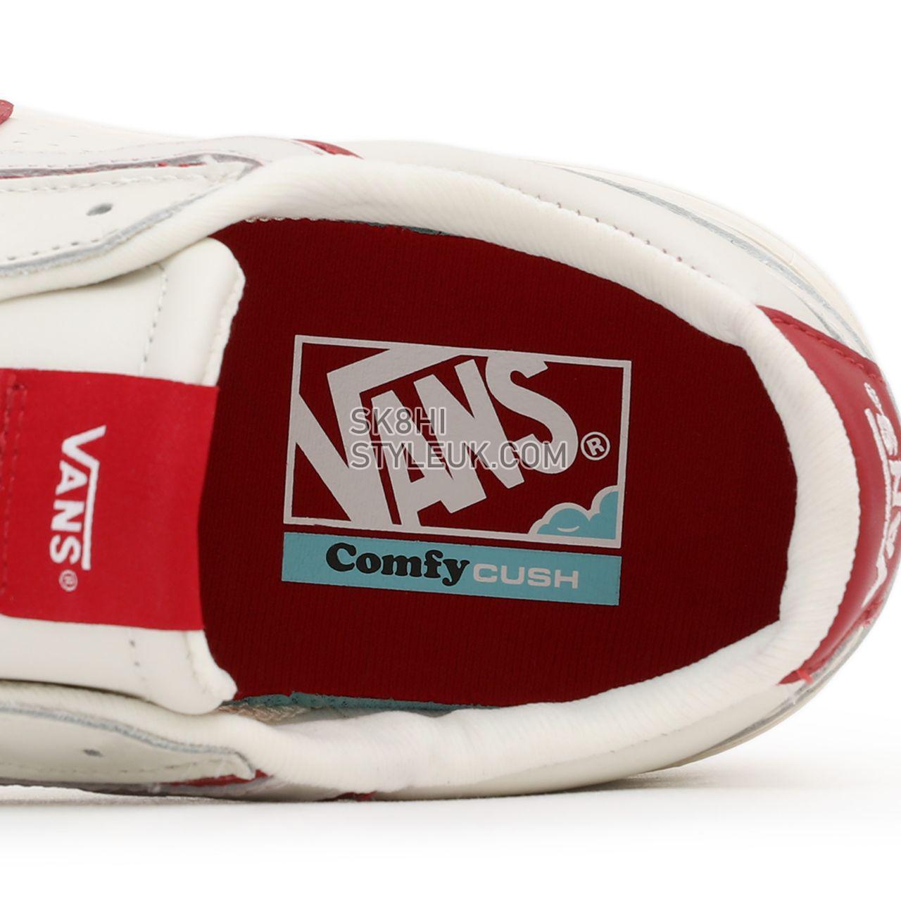 Vans Sport Lowland ComfyCush White Classic Mens Womens - (Sport) Marshmallow/Marshmallow/Chili Pepper VN0A4TZY7SW Shoes