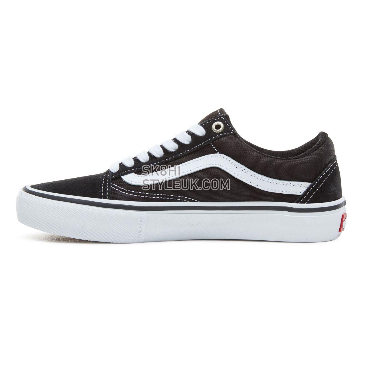 Vans Old Skool Pro Classic Mens Womens - Black/White VN000ZD4Y28 Shoes