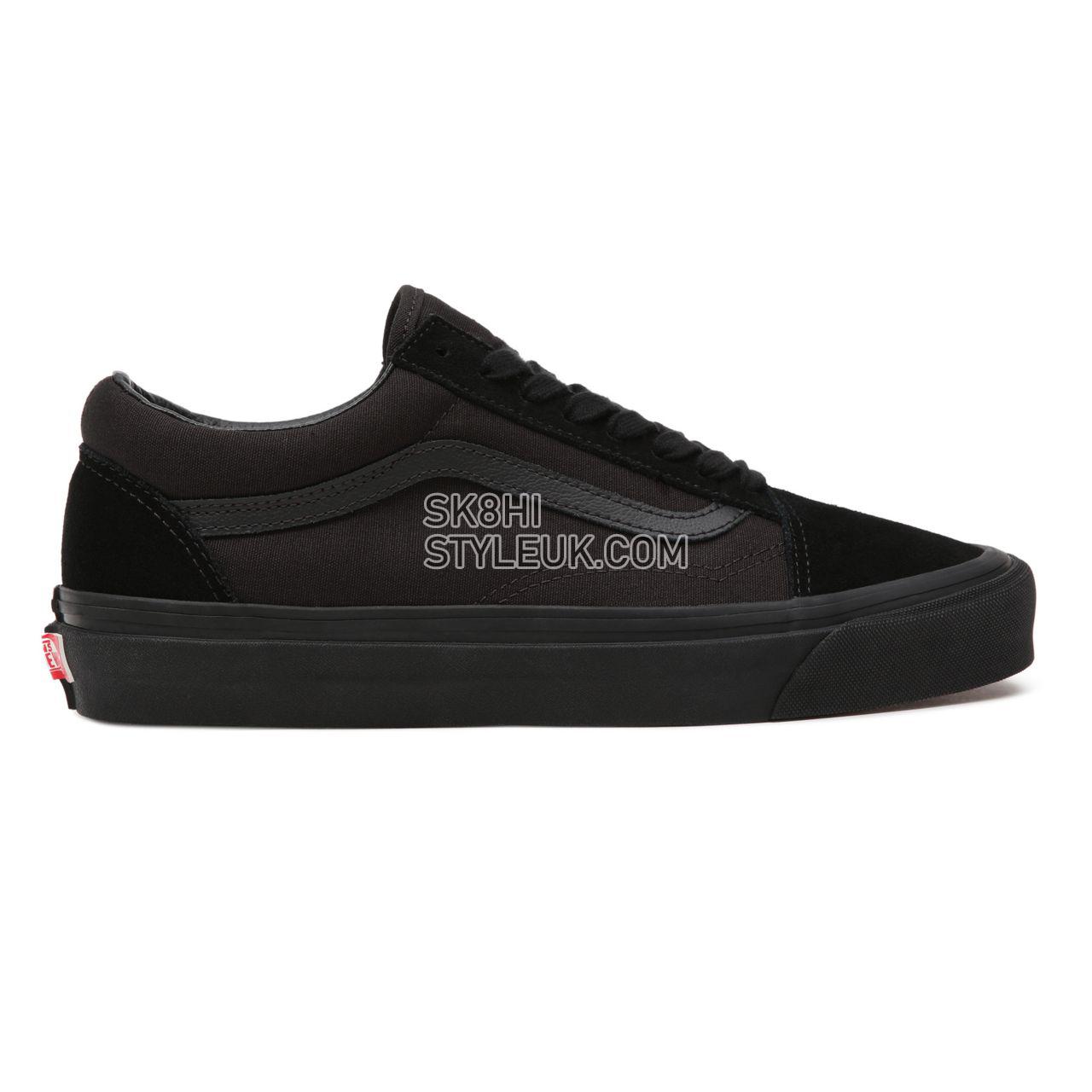 Vans Anaheim Factory Old Skool 36 DX Black Classic Mens Womens - (Anaheim Factory) Og Black/Og Black VN0A38G2STZ Shoes