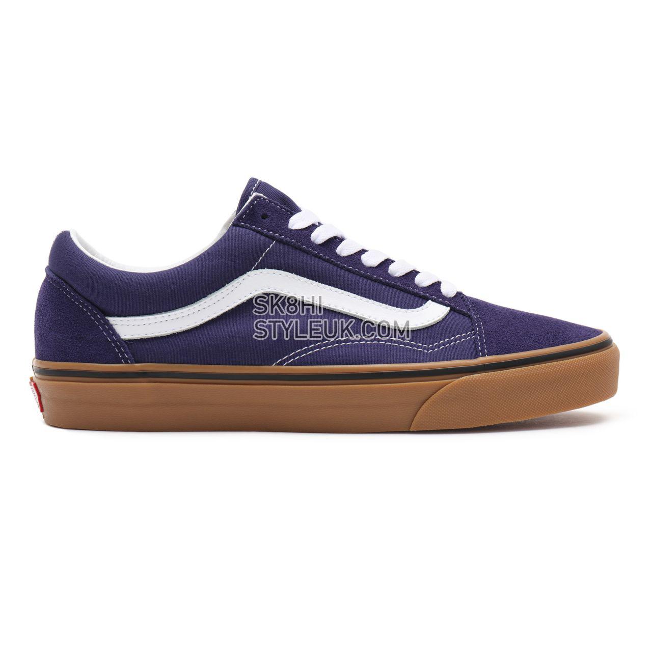 Vans Gum Old Skool Purple Classic Mens Womens - (Gum) astral aura/true white VN0A38G19LZ Shoes