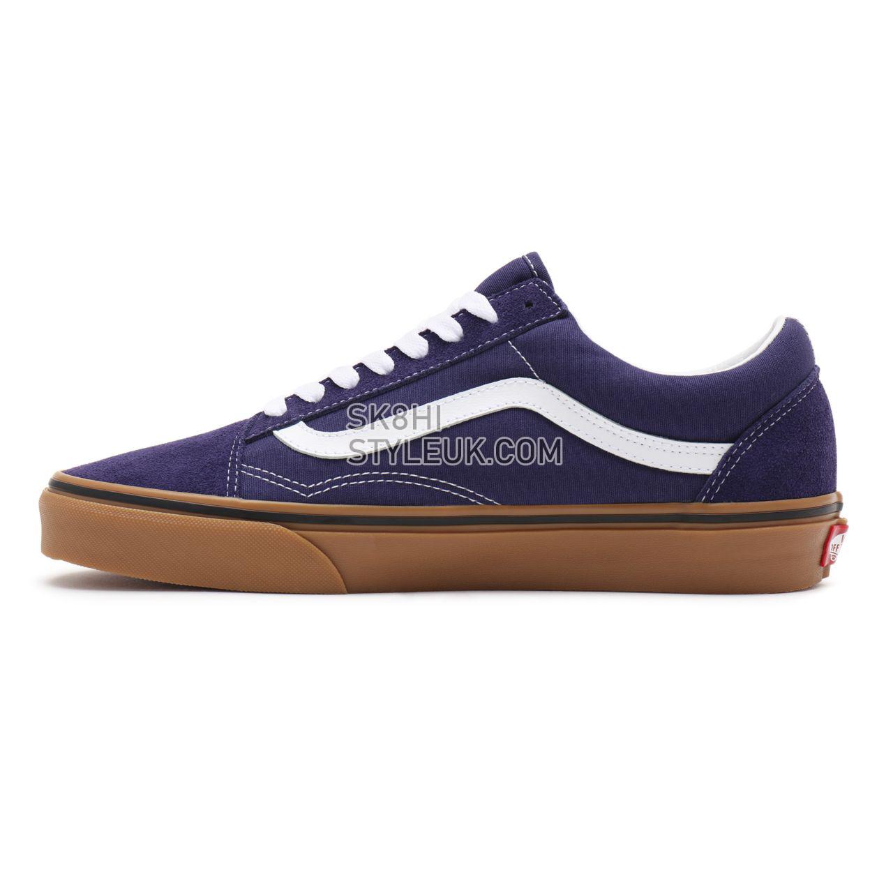 Vans Gum Old Skool Purple Classic Mens Womens - (Gum) astral aura/true white VN0A38G19LZ Shoes