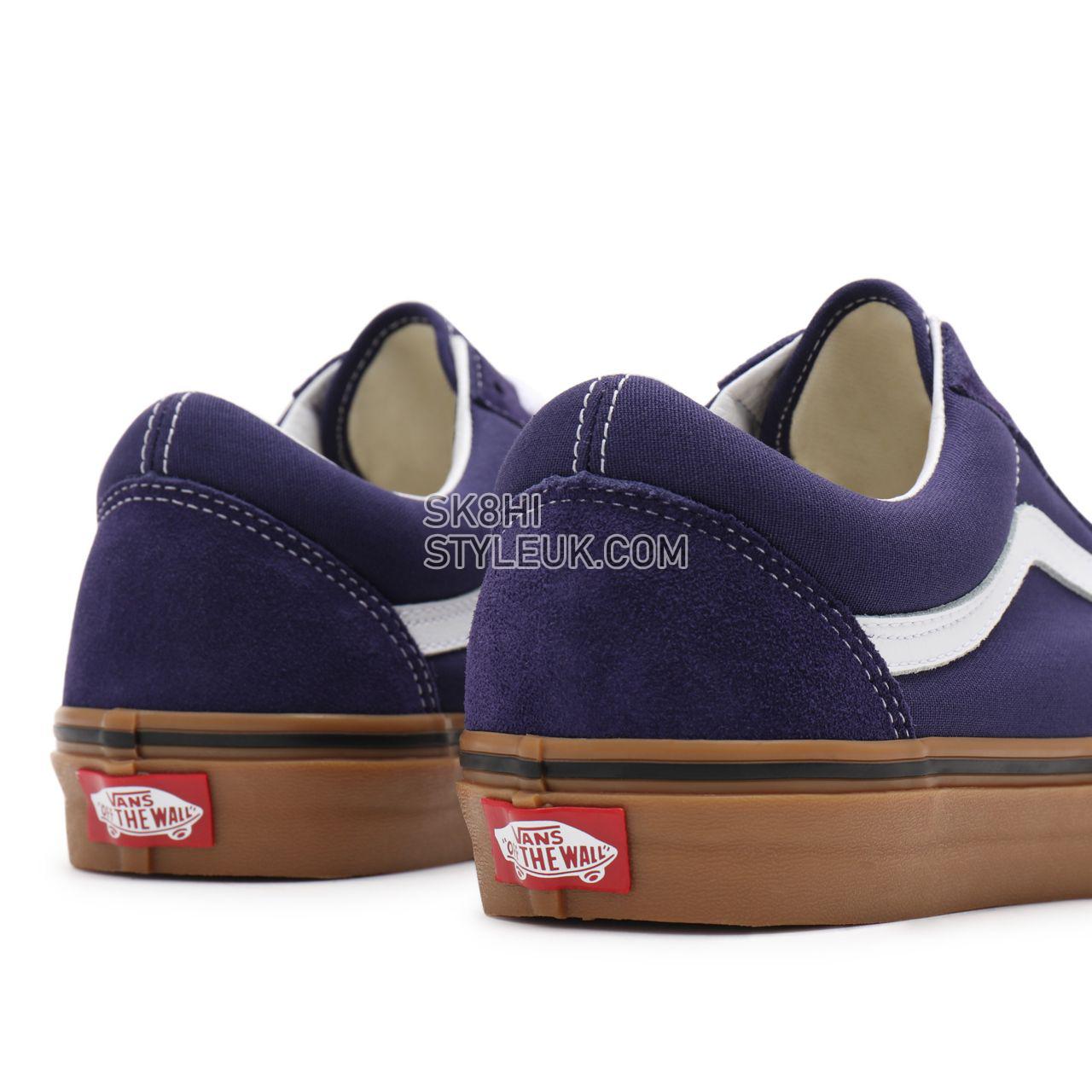 Vans Gum Old Skool Purple Classic Mens Womens - (Gum) astral aura/true white VN0A38G19LZ Shoes