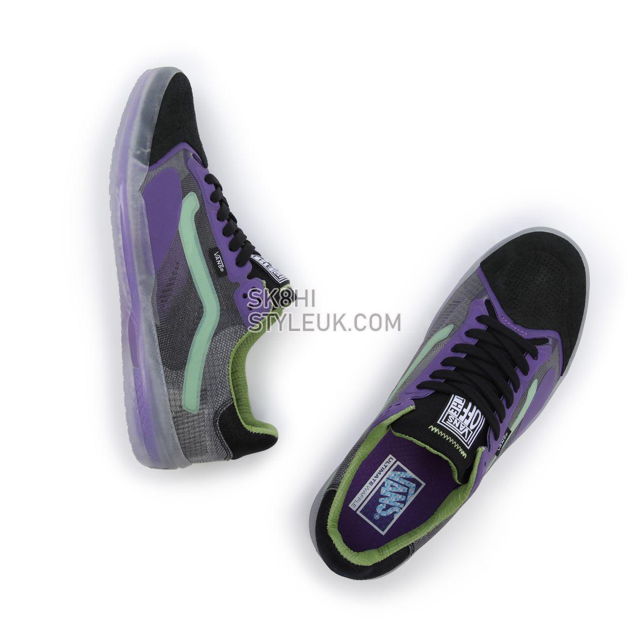 Vans Halloween Punk EVDNT RW UltimateWaffle Black Classic Mens Womens - (Halloween Punk) Black/Deep Lavender VN0A5DY5BCO Shoes