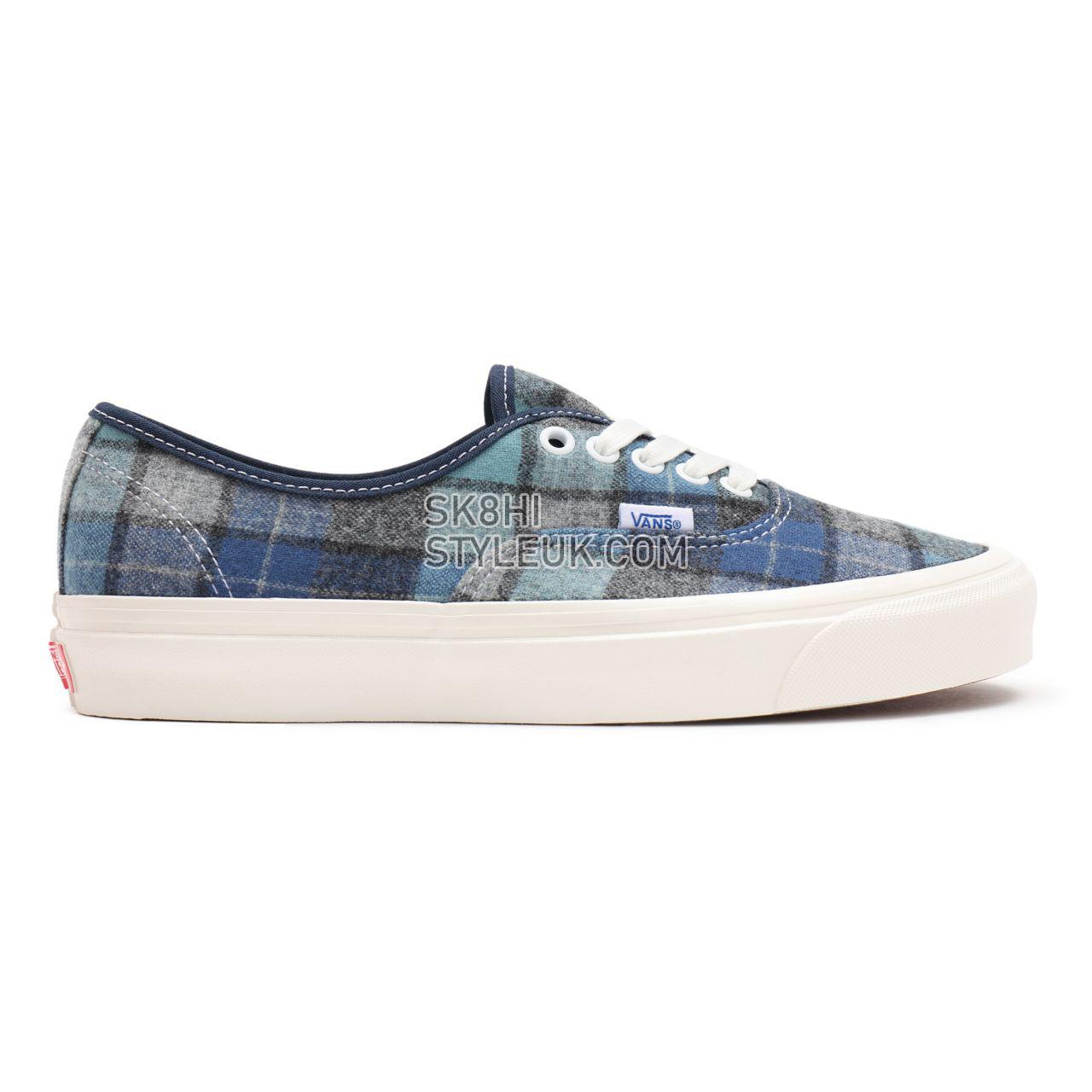 Vans Anaheim Factory Authentic 44 DX Blue Classic Mens Womens - (Anaheim Factory) pendleton/beach boy plaid VN0A54F29GS Shoes