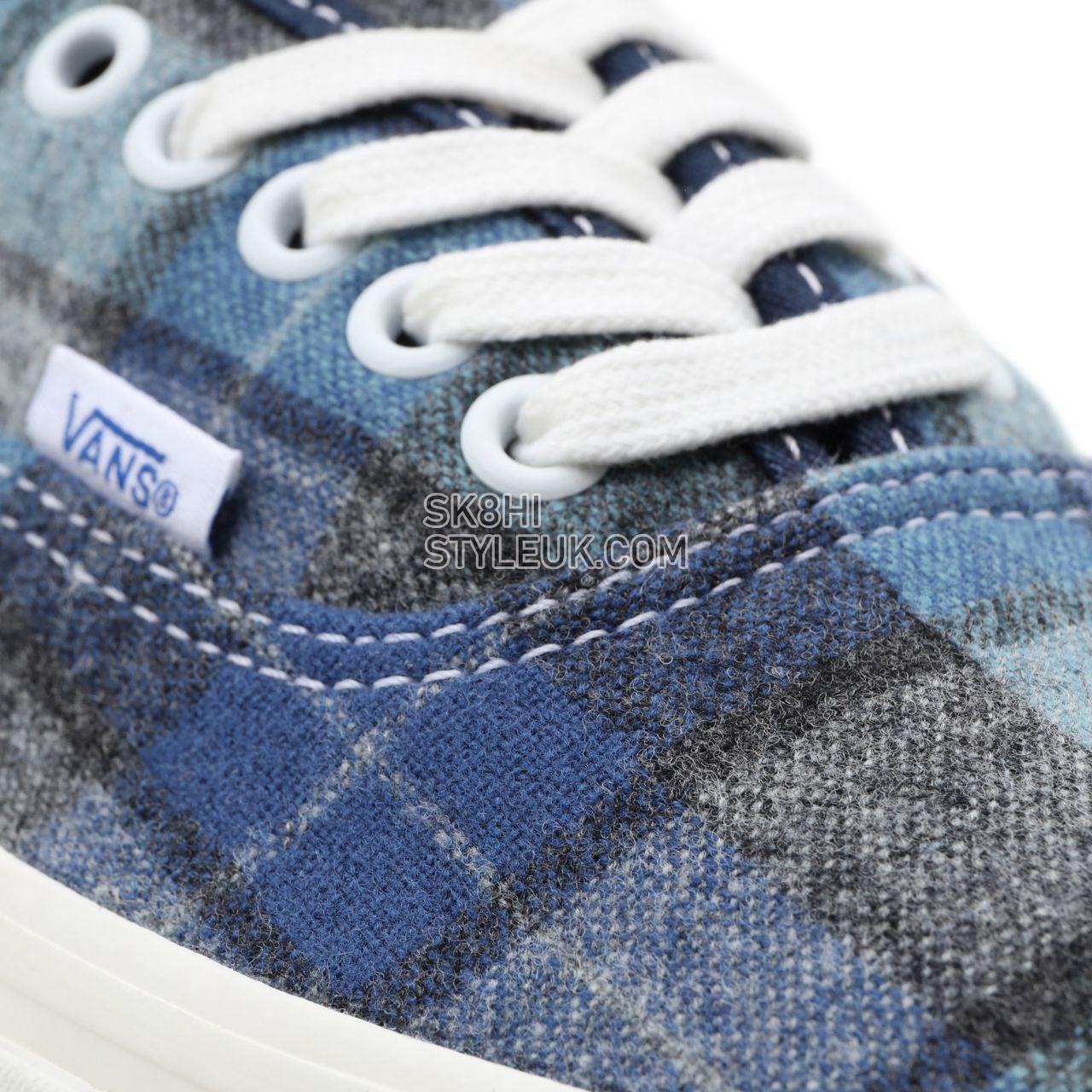 Vans Anaheim Factory Authentic 44 DX Blue Classic Mens Womens - (Anaheim Factory) pendleton/beach boy plaid VN0A54F29GS Shoes