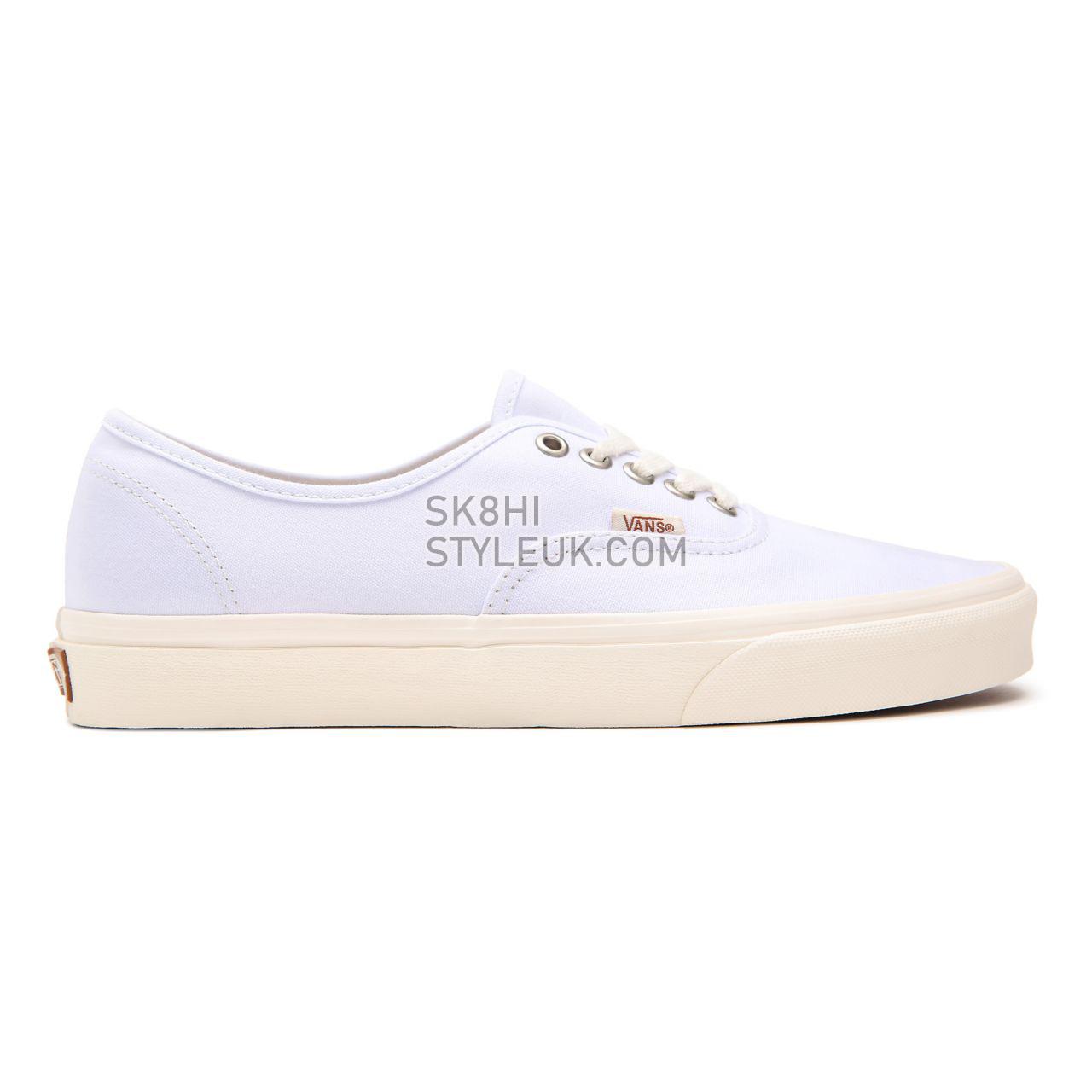 Vans Eco Theory Authentic White Classic Mens Womens - (Eco Theory) white/natural VN0A5HZS9FQ Shoes