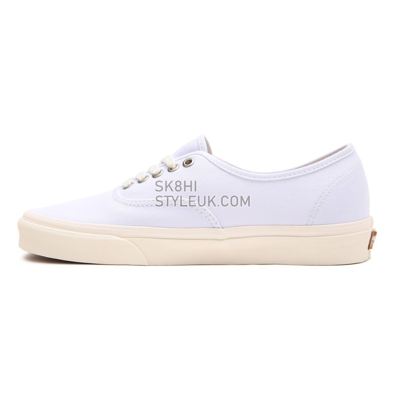 Vans Eco Theory Authentic White Classic Mens Womens - (Eco Theory) white/natural VN0A5HZS9FQ Shoes