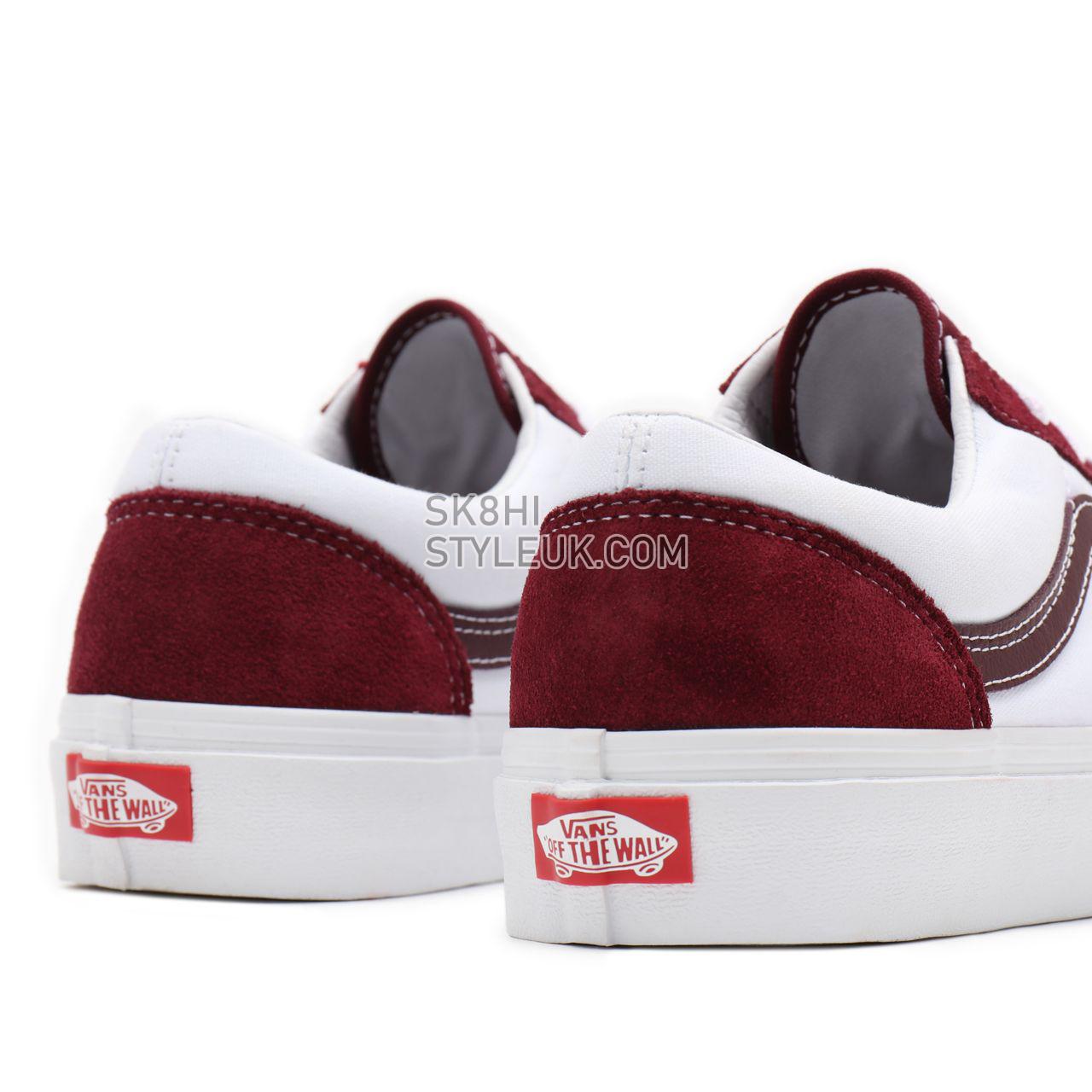 Vans Classic Sport Style 36 Red Classic Mens Womens - (Classic Sport) port royale/true white VN0A54F69YI Shoes