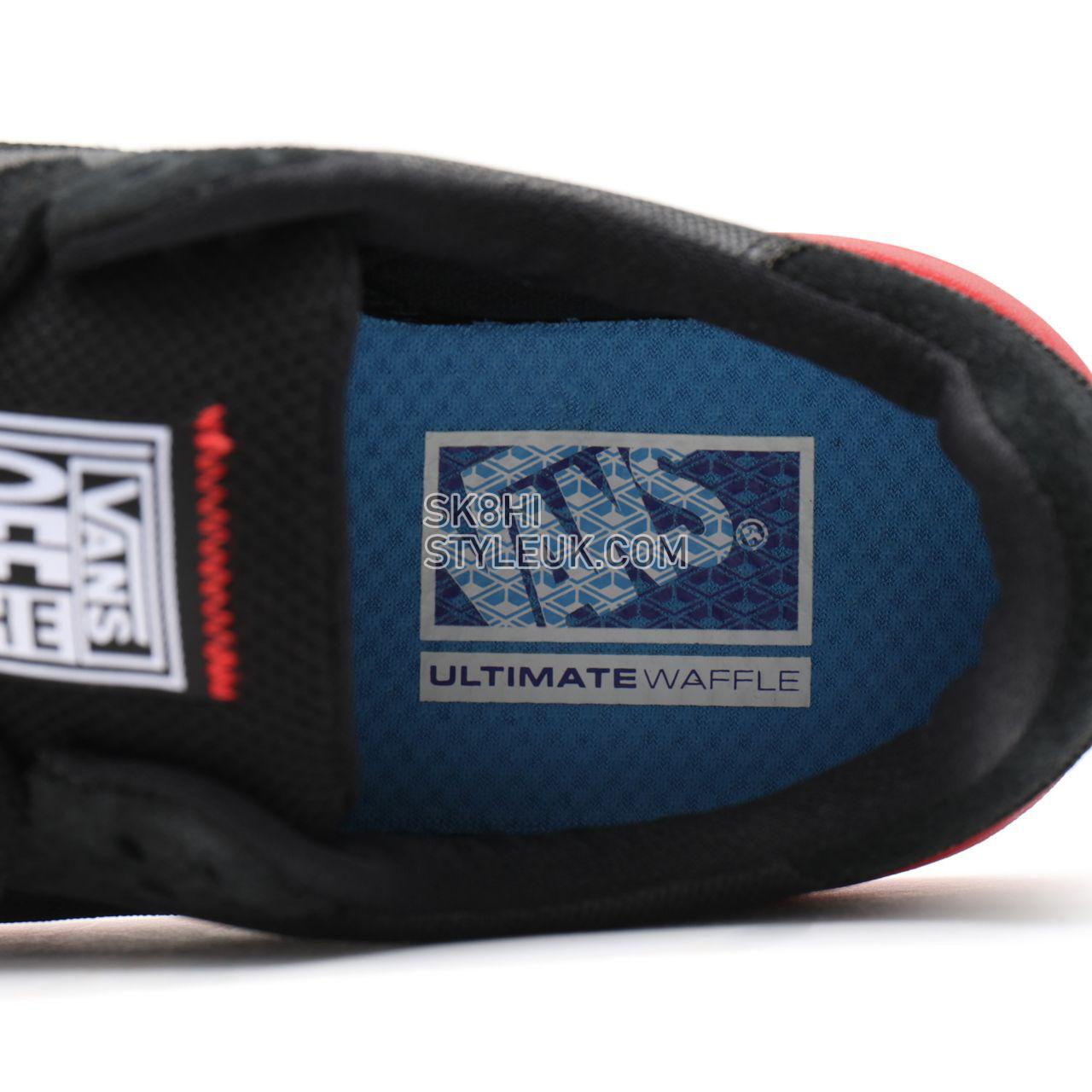 Vans Evdnt Ultimatewaffle Black Classic Mens Womens - Black/Red VN0A5DY7458 Shoes